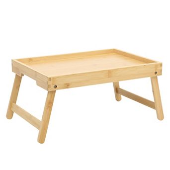 Gibson Home Bamboo Bed Tray Folding Legs