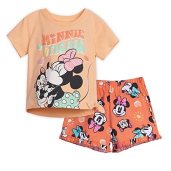 Disney's Minnie Mouse 2 pc T-Shirt and Shorts Set