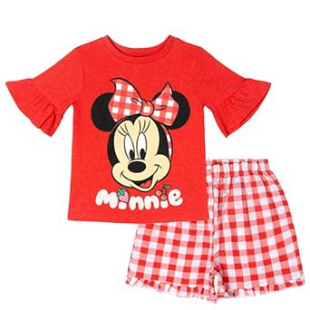 Disney's Minnie Mouse 2 pc T-Shirt and Shorts Set