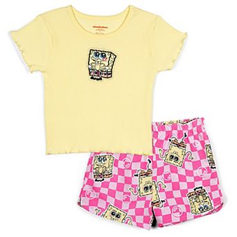 SpongeBob SquarePants T-Shirt and Ribbed Shorts Set