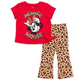 Disney's Minnie Mouse 2 pc T-Shirt and Leggings Set