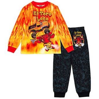 Monster Jam 2 pc Long Sleeve Pajama Set