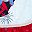 Blue Red Stitch