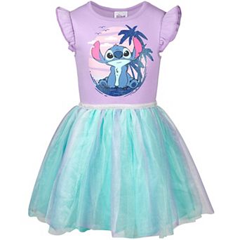Disney's Lilo & Stitch Flutter Sleeve Tulle Tutu Dress