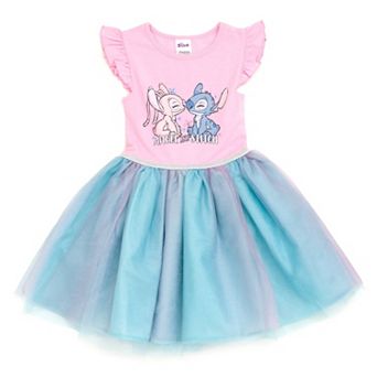 Disney's Lilo & Stitch Flutter Sleeve Tulle Tutu Dress