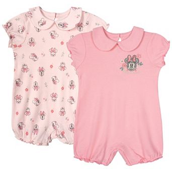 Disney's Minnie Mouse 2-Pack One Piece Bubble Rompers