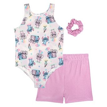 Disney's Lilo & Stitch Gymnastics Leotard and Shorts Set