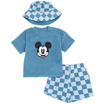 Disney's Mickey Mouse T-Shirt and Shorts Set with Bucket Hat