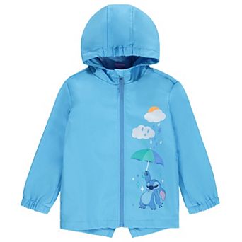 Disney's Lilo & Stitch Hooded Zip-Up Rain Jacket