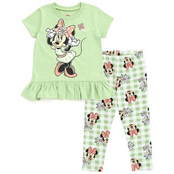 Disney's Minnie Mouse 2 pc T-Shirt and Leggings Set