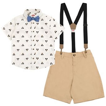 Disney's Mickey Mouse Wedding Button-Down Shirt and Pants Set