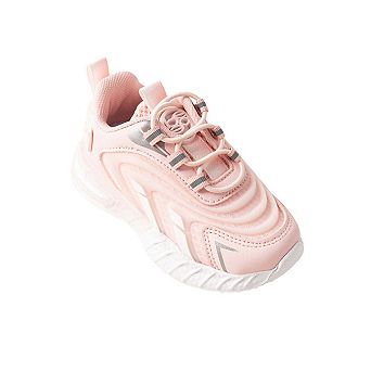 Bebe Girl's Toddler Jogger Sneaker with Rubber Medallion