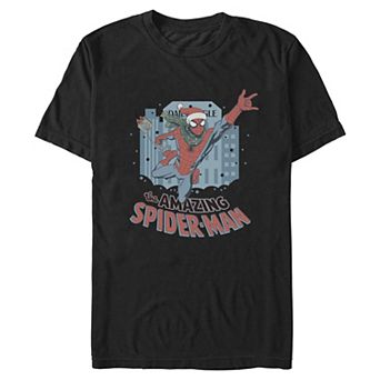 Men's Marvel The Amazing Spider-Man Christmas Swing Graphic Tee