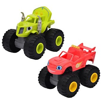 Legend Toys Blaze & Zeg 1:24 Scale Lights & Sounds Free Wheels 2-Pack