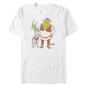 Big & Tall Shrek Christmas Buddies Graphic Tee