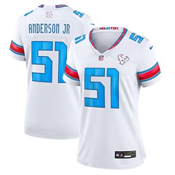 Women's Nike Will Anderson Jr. White Houston Texans 2026 Rivalries Collection Game Jersey