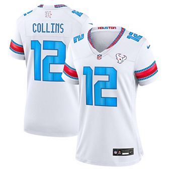 Women's Nike Nico Collins White Houston Texans 2026 Rivalries Collection Game Jersey