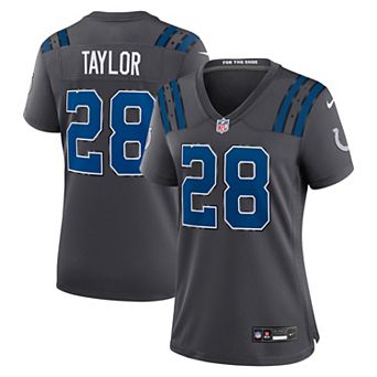 Women's Nike Jonathan Taylor Anthracite Indianapolis Colts 2026 Rivalries Collection Game Jersey
