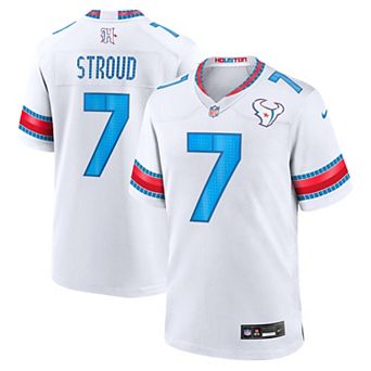 Men's Nike C.J. Stroud White Houston Texans 2026 Rivalries Collection Game Jersey
