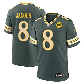 Men's Nike Josh Jacobs Green Green Bay Packers 2026 Rivalries Collection Game Jersey