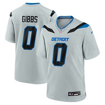 Men's Nike Jahmyr Gibbs Silver Detroit Lions 2026 Rivalries Collection Game Jersey