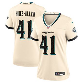 Women's Nike Josh Hines-Allen Natural Jacksonville Jaguars 2026 Rivalries Collection Game Jersey