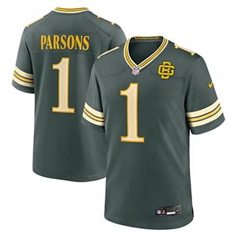 Men's Nike Micah Parsons Green Green Bay Packers 2026 Rivalries Collection Game Jersey