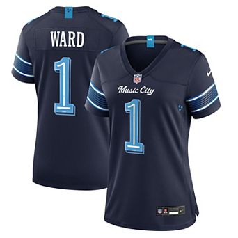 Women's Nike Cameron Ward Navy Tennessee Titans 2026 Rivalries Collection Game Jersey