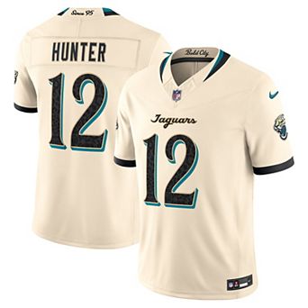 Men's Nike Travis Hunter Natural Jacksonville Jaguars 2026 Rivalries Collection Stitched Limited Jersey