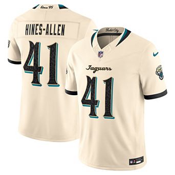 Men's Nike Josh Hines-Allen Natural Jacksonville Jaguars 2026 Rivalries Collection Stitched Limited Jersey