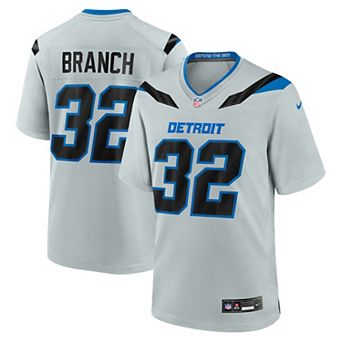 Men's Nike Brian Branch Silver Detroit Lions 2026 Rivalries Collection Game Jersey