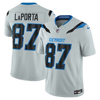 Men's Nike Sam LaPorta Silver Detroit Lions 2026 Rivalries Collection Stitched Limited Jersey