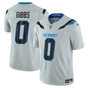 Men's Nike Jahmyr Gibbs Silver Detroit Lions 2026 Rivalries Collection Stitched Limited Jersey