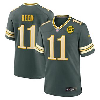 Men's Nike Jayden Reed Green Green Bay Packers 2026 Rivalries Collection Game Jersey
