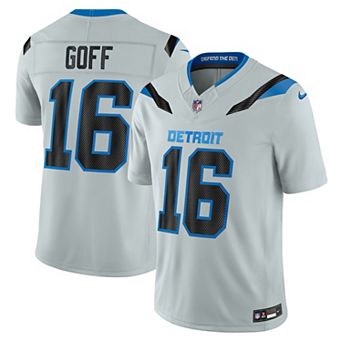 Men's Nike Jared Goff Silver Detroit Lions 2026 Rivalries Collection Stitched Limited Jersey