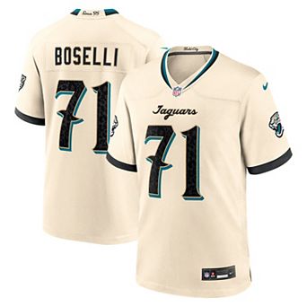 Men's Nike Tony Boselli Natural Jacksonville Jaguars 2026 Rivalries Collection Game Jersey