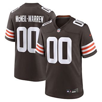 Men's Nike Emmanuel McNeil-Warren Brown Cleveland Browns Game Jersey