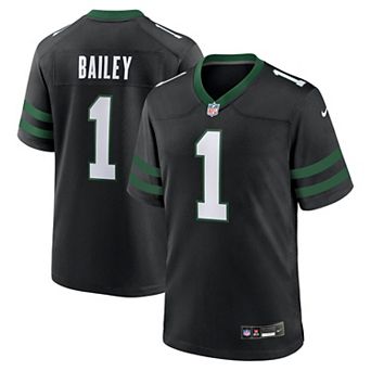 Men's Nike David Bailey Legacy Black New York Jets Alternate Game Player Jersey