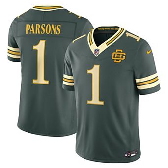 Men's Nike Micah Parsons Green Green Bay Packers 2026 Rivalries Collection Stitched Limited Jersey
