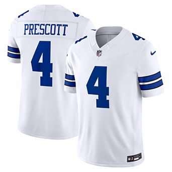Men's Nike Dak Prescott White Dallas Cowboys Vapor F.U.S.E. Stitched Limited Jersey