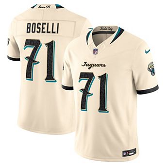 Men's Nike Tony Boselli Natural Jacksonville Jaguars 2026 Rivalries Collection Stitched Limited Jersey