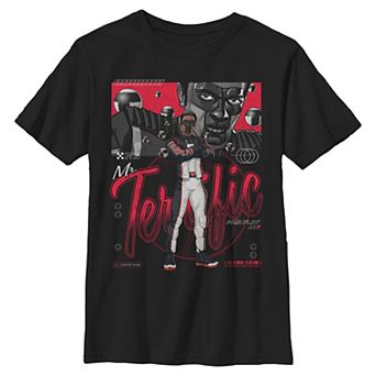 Boys 6-20 DC Comics Superman Mr. Terrific Poster Graphic Tee