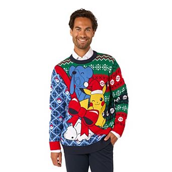 Men's OppoSuits Pokémon Holiday Sweater