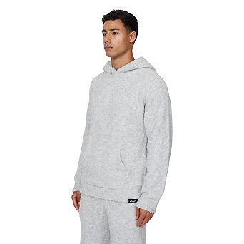Good For Nothing Mens Knitted Fluffy Pull Over Oversized Hoodie