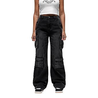 Good For Nothing Womens/Ladies Denim Cargo Jeans