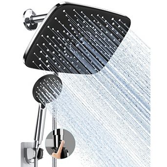 Handheld High‑Pressure Rain Shower Head, 5‑Modes Anti‑Clogging Sprinkler Head