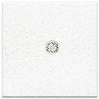 Extra Large Non Slip Loofah Shower Mat With Center Drain Hole Quick Dry Soft PVC Bathroom Mat