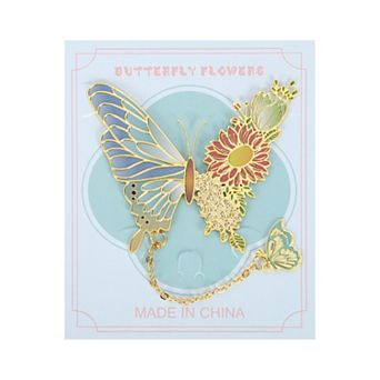 1 pc Bookmark, Butterfly, Durable Metal Material, Bookmarkers for Reading