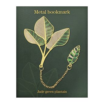 1 pc Bookmark, Plant, Durable Metal Material, Bookmarkers for Reading