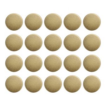 20 pc Metal Round Button Brass Sewing Craft Replacement Buttons
